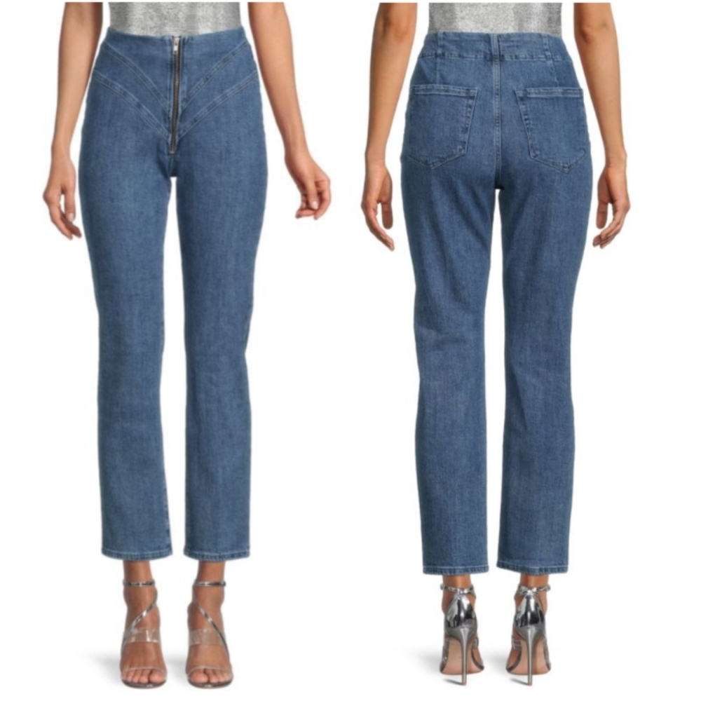 Good American High Rise, Good Classic, Blue Denim, size 29.